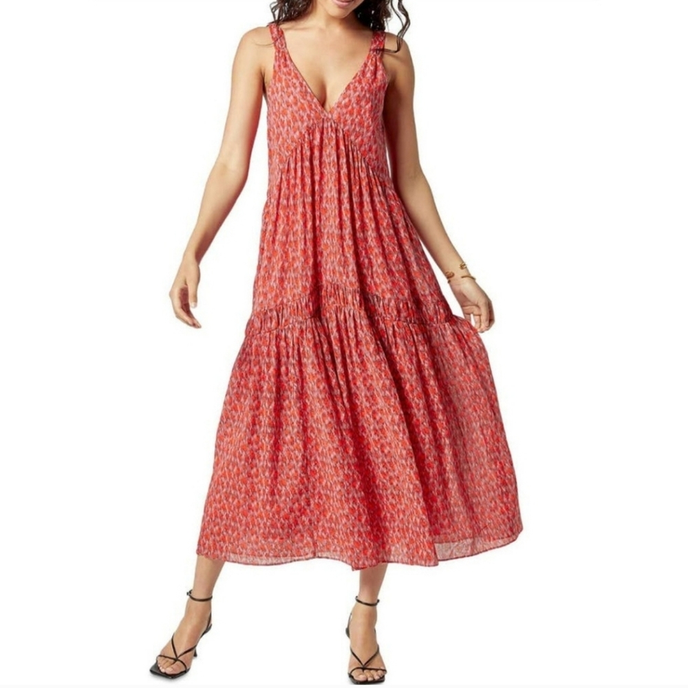 Joie Tiered Maxi Sleeveless Dress | Size Medium